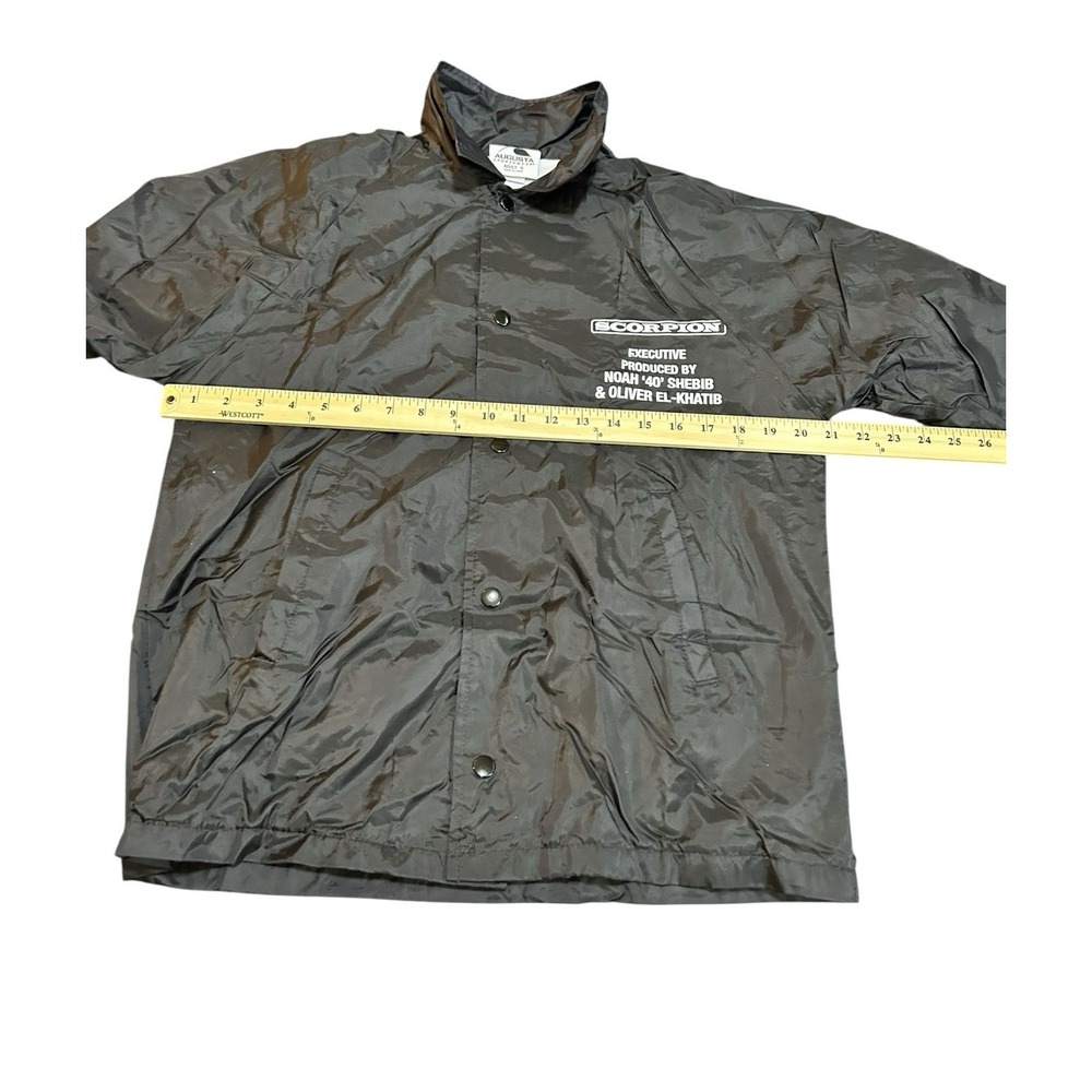 Drake Scorpion Tour 2018 Promo OVO Rap Black Nylon Coach Jacket Mens Small - Picture 8 of 8